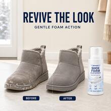 3-In-1 Shoe Cleaner Kit,Foam Sneaker Cleaner With Brush & Towel,Powerful Stain Remover For White Shoes, Leather, Canvas,Everyday Shoe Care - 1 Shoe Cleaner + Shoe Brush + Towel - View 6