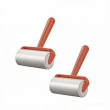 2 Rolls Tear-Off Lint Roller, Strong Adhesive Pet Hair Removal Roller, Multi-Purpose Adhesive Roller For Clothing, Sofa, Carpet, Dust And Fuzz Cleaning - 10 cm - View 9