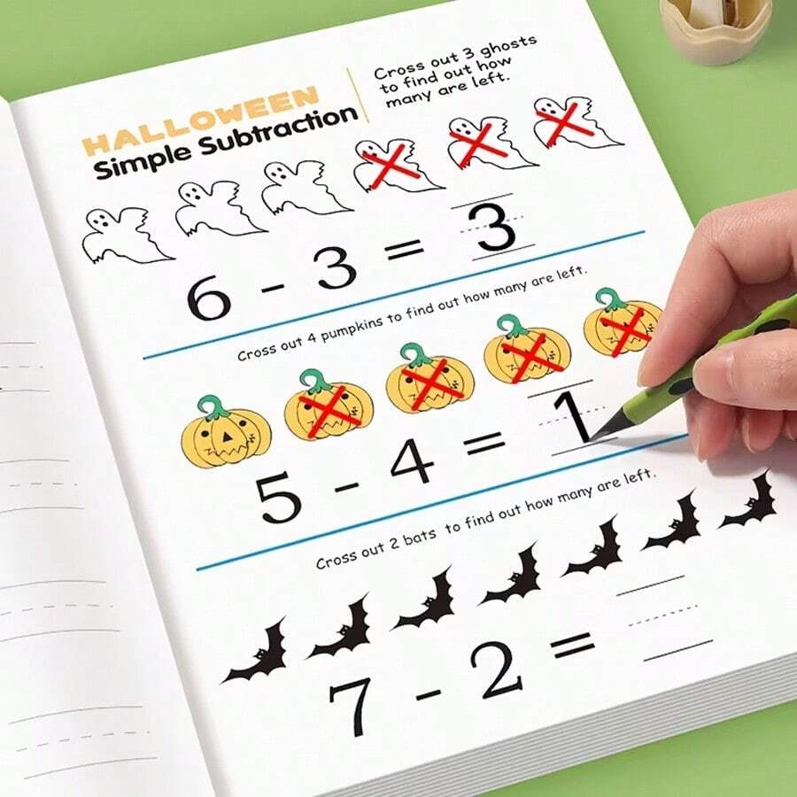 Preschool Math Practice Book: Number Tracing, Addition And Subtraction Workbook, Number Recognition And Writing Introduction Book, Interactive Preschool Math Workbook, Enhancing Number Sense, Focus, And Early Calculation Skills