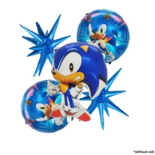 Sonic مجموعة واحدة من ألعاب القنفذ الأزرق السريع الخارقة مع نجمة انفجارية بأسلوب لطيف، أرقام من 1 إلى 9، تشمل مجموعة زرقاء، قماش خلفية نقابة القنفذ الأزرق السريع، مناسبة لحفلات عيد الطفل وألعاب الأطفال وديكورات أعياد الميلاد والتجمعات العائلية - مشاهدة 14