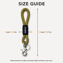 Multifunctional Braided Rope Keychain 10-In-1 Wrist Strap, Equipped With Heavy Duty Climbing Carabiner Clip, Suitable For Camping Hiking Outdoor Daily Use, Men & Women Outdoor Enthusiasts, EDC Durable Hanging Rope, Camera Water Bottle Key Earphone Case Bag Pendant - Multicolor - View 8