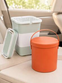 Foldable Car Trash Can, Multi-Functional Car Trash Can, Umbrella Storage, Portable Car Wash Bucket, Office Trash Can, Multi-Functional Storage Box, Suitable For Car, Office, Living Room, Multiple Colors Available - Multicolor - View 10