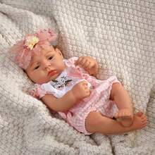 Boneka Reborn Realistis dari Karet Lembut, Tinggi 42cm, Boneka Reborn dengan Pakaian dan Aksesoris, Hadiah Pendamping, Kejutan Ulang Tahun, Cocok untuk Hadiah - MultiWarna - View 10