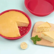 3PCS/Set Round Silicone Cake Molds, Home Oven Air Fryer Baking Tools, Can Make Chiffon Cake, Mousse, Cheesecake. Soft Silicone Non-Stick Design, Easy Release, Flexible And Durable, Supports Oven, Microwave, Freezer Use. Multiple Sizes Available, Stackable For Baking, Used To Make Multi-Layer Birthday Cake Bases, Easy To Clean, Dishwasher , Space-Saving Storage, Beginner-Friendly Baking, Home-Made Birthday Desserts, Essential DIY Baking Round Cake Mold. - View 8