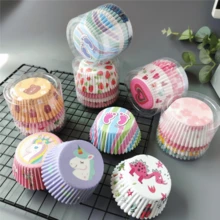 Cangkir Kertas Kue, Perlengkapan Dekorasi Pesta, Cangkir Kertas Sekali Pakai Tahan Minyak untuk Memanggang Muffin, Kertas Alas Kue - View 4