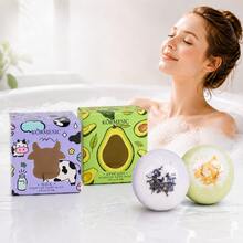 KORMESIC Fragrance Bath Bombs 4 Scent Types Individually Boxed Natural Shea Butter Essential Oil Foaming Home SPA Skincare Bath Gift - Scented Bath Bombs - View 2