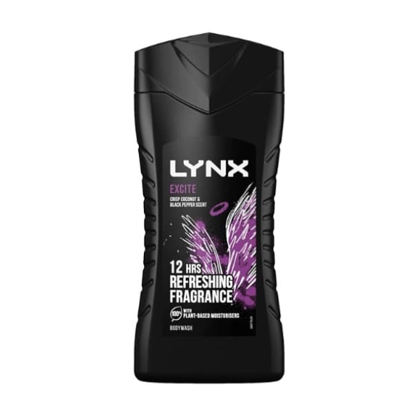 Lynx Shower Gel Excite 225ml - coconut and black pepper - View 1