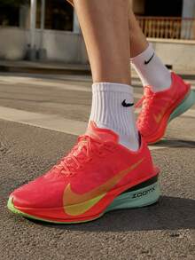 Nike Men's Running Shoes ZOOMX VAPORFLY NEXT% 4 Racing Training Workout Sneakers HF6414-600 - Bright Crimson/Foamy Mint Green - View 1
