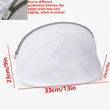 Tas Cuci Sepatu Rumah Tangga Praktis, Kain Jala Bernapas, Desain Resleting Setengah Lingkaran, Resleting dan Jahitan Tepi yang Diperkuat, Mengurangi Keausan dan Kusut pada Sepatu Olahraga, Tas Cuci Pelindung Sepatu Olahraga, Cocok untuk Mesin Cuci, Tas Pembersih dan Penyimpanan Sepatu Harian di Rumah - MultiWarna - View 13