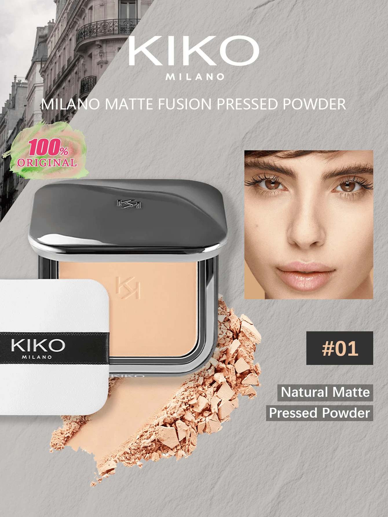 KIKO Milano Matte Powder, Suitable For Daily Makeup, Perfect Gift For Girlfriend