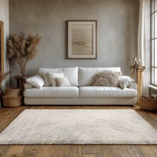 1 Piece Of Colorful Floral Living Room Sofa Carpet, Made Of 6mm Imitation Cashmere Material, Soft And Machine Washable, Ideal For Seasonal Decorations Throughout The Year. - Multicolor - View 1