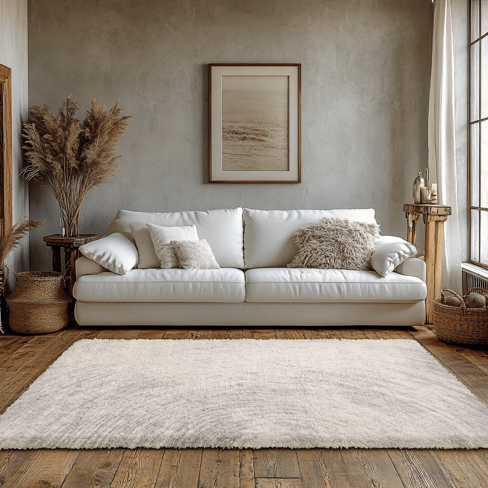 1 Piece Of Colorful Floral Living Room Sofa Carpet, Made Of 6mm Imitation Cashmere Material, Soft And Machine Washable, Ideal For Seasonal Decorations Throughout The Year. - Multicolor - View 1