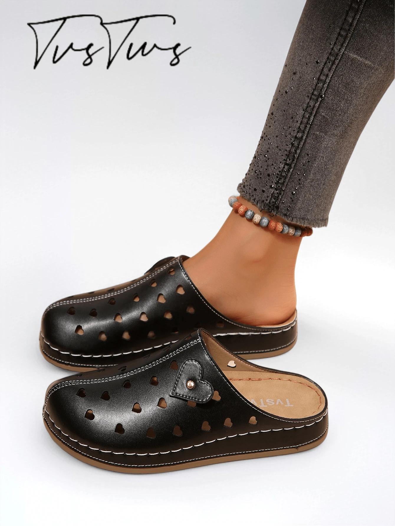 Women's Shoes: New Boken Ultra-Light Chunky Heel Loafers, Casual Retro Forest Style, Punk Inspired, Suitable For Dates And Vacations - Black - View 1