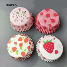 Cangkir Kertas Kue, Perlengkapan Dekorasi Pesta, Cangkir Kertas Sekali Pakai Tahan Minyak untuk Memanggang Muffin, Kertas Alas Kue - View 12