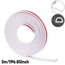 1pc 5/3/2/1m Semi-Circular Self-Adhesive Cable Organizer, Flexible Cable Protector, Anti-Crush Wear-Resistant Cable Management Channel, Suitable For Wall And Floor Wire Hiding And Cable Management - A - View 12