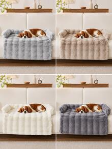 Anti-Scratch Pet Mat, New Plush Thickened Non-Slip Sofa Dog Bed, Pet Supplies - Multicolor - View 8