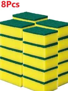 Dish Sponge, Cleaning Cloth, Dishcloth, Kitchen Cleaning, Dish & Pot Scrubbing, Amazing Wiping, High Cleaning Power For Home Use - Army Green - View 19