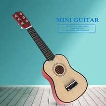 Ukelele para pequeña guitarra tocable iluminación instrumento musical - Color de la madera - Ver 8