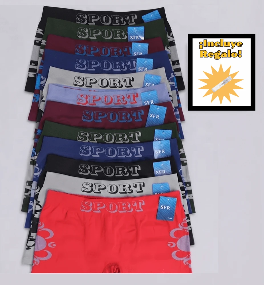 Plus Size Men Boxers - Multicolor - View 1