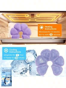 1pc Breast Pads, Hot & Cold Breast Gel Pads, Essential Breastfeeding Supplies And Postpartum Recovery, Breastfeeding - View 9