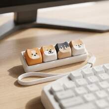 3D Printed Cat Shape Keycap, Detachable Mechanical Keyboard Key Cap, Stress Relief Test Switch Toy, Unique Desktop Decor & Festival Birthday Gift For Keyboard Enthusiasts - Multicolor - View 10