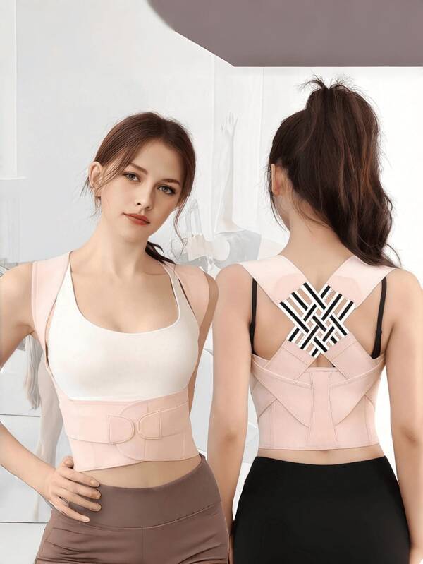 1 pieza Correa elástica cruzada unisex, adecuada para fitness diario, correr y entrenamiento de fuerza, excelente regalo de Navidad