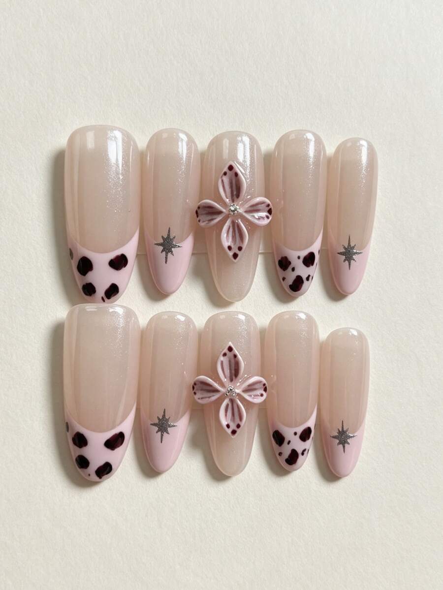 10pcs-handmade-press-on-nails-nude-pink-almond-shape-fake-nails