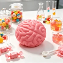 Tachimi 1 buah Mainan Remas Otak Ukuran Besar, Mainan Santai Populer, Mainan Remas Saku Portabel yang Cocok dengan Fidgettoys untuk Koleksi Hobi, Dikirim Secara Acak - MultiWarna - View 9