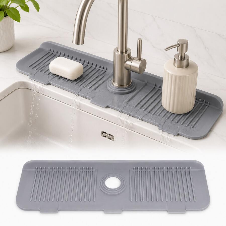 KIROTLA Drying Mat & Dish Drying Mat - M Gris (44.5*14.5cm ) - View 1