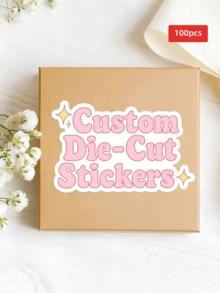 1/50/100/240pcs Personalized Custom Stickers, Multiple Sizes Customizable Text, Suitable For Sports Water Bottles, Envelopes, Invitations, Company Logo, Colorful Stickers, Perfect For Friends, Colleagues, Family, Couples - Multicolor 2 - View 27