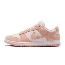 Nike New Women's Low-Top Comfortable Dunk Low Retro Lightweight Casual Sneakers - White/Orange - View 8