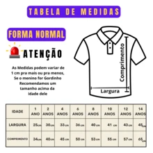Camisa Camiseta Básica Gola Polo Infantil e Adolescente Tecido 100% Algodão Confortável - Verde Jade - Visão 3