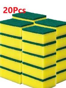 Dish Sponge, Cleaning Cloth, Dishcloth, Kitchen Cleaning, Dish & Pot Scrubbing, Amazing Wiping, High Cleaning Power For Home Use - Army Green - View 13