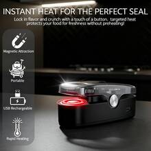 Rechargeable 2-In-1 Mini Bag Sealer And Cutter, Portable Handheld Heat Sealing Machine, Suitable For Plastic Snack Bags, Keeps Chips/Cookies/Nuts Fresh, Handheld Plastic Bag Sealer, Compact Kitchen Travel Camping Food Storage Tool - Multicolor - View 5