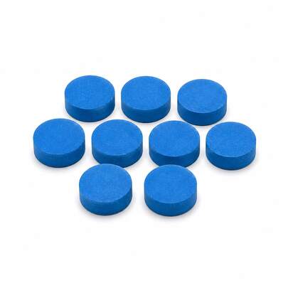 Solas De Couro Para Taco De Bilhar Kit 10un Sinuca Snooker
