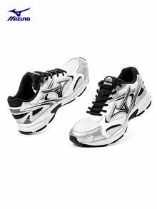 Mizuno New SPEED 2K Cushioned Mesh Breathable Versatile Casual Running Shoes, Unisex - Silver/Black - View 1