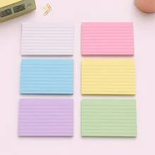 300 Sheets 6 Colors Double‑Sided 11‑Lines Lined Index Note Cards,110gsm Thick Non‑Sticky Memo Sheets 12.7*7.6cm,Flash Study Cards,Back To School Must‑Have - one-size - View 4