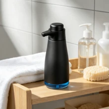 Stainless Steel Soap Dispenser 450 Ml, Kitchen Countertop Pump Bottle For Liquid Soap, Refillable Household Bottle For Dish Soap And Hand Sanitizer, 10 X 19.6 Cm - 1pc - View 6