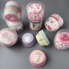 Cangkir Kertas Kue, Perlengkapan Dekorasi Pesta, Cangkir Kertas Sekali Pakai Tahan Minyak untuk Memanggang Muffin, Kertas Alas Kue - View 6