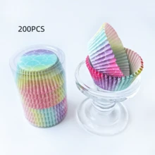 Cake Cups, Party Decorations, Oil-Proof Disposable Muffin Baking Cups, Baking Bottom Paper - View 11