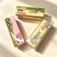 1pc Crispy Butter Stick Squishy - Disposable Crispy Shell - Reusable Butter Stick Inside - Moldable Stress Relief Toy, Soft Sticky Texture, Office Desk Stress Relief Gift - Soft Squeezable Toy, Large Soft Stress Relief Toy, Ultra Slow Rebound Any Shape. Stress Relief Toy, Gift For Him, Pressure Relief Toy, Birthday Gift, Party Favor, Holiday Gift, Valentine's Day/Easter/Halloween/Christmas/New Year Gift - Perfect Gift - Multicolor - View 10