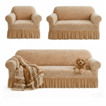 Sofa Slipcovers - Beige - View 12