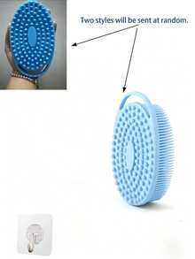 2-In-1 Bath Brush, Soft Silicone Bath Massager, Suitable For Men And Women - Multi-Functional Design, Can Be Used As Body Exfoliator/Massager And Makeup Brush Cleaner - Easy To Lather, Enjoy Bath Time Easily, Mold-Resistant And Odor-Resistant - Multicolor - View 15