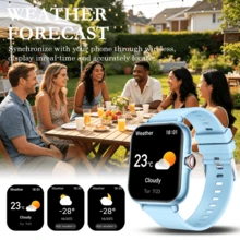1pc Unisex Smart Watch, 1.83" Full Screen Touch, 180mAh Battery, Call/Answer Phone, Pedometer, Calorie, Sports Tracking, Alarm, Call/Message Notification; Multi-Function Sports Smart Watch, Compatible With Android And IOS - Multicolor - View 5