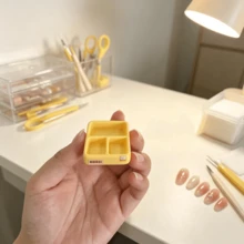 1個多格美甲珍珠與水鑽收納盒，迷你美甲貼片收納盤，實用美甲裝飾收納盒，分格收納盤，美甲珍珠裝飾收納盒 - 彩色 - 查看 11