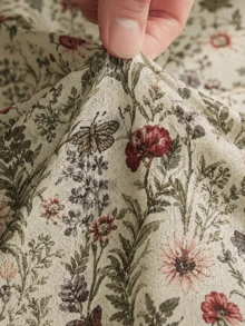 1件裝印花牛奶絲沙發座墊套，高彈性防污可拆洗四季通用沙發套，適用廚房、客廳、臥室、陽台花園等多種場合，單件販售非套裝沙發座墊保護套 - 彩色 - 查看 6