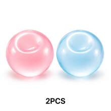Transparent Crystal Ball Soft Squeeze Toy, Soft Jelly Touch, Pink & Blue Dual Color, Slow Rebound Or Non-Rebound Options, Office Desk Fidget Toy - Multicolor - View 15