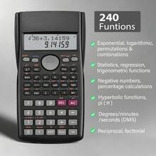 Professional Scientific Calculator, 10+2 Digits, 240 Functions, Exam Approved. Large Dual-Line Display, Suitable For Engineering, University And All Professional Fields., Back To School - Rose Quartz - View 2