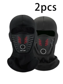 1pc Unisex Hollow Pattern Face Mask, Funny Water Hat For Outdoor Activities, Suitable For Daily Use, Travel, Hiking, Climbing, Skiing - A - View 13