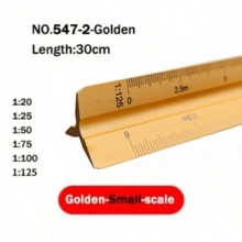 Metal Triangular Scale Ruler, 1:20-1:500 Multiple Scales, 30cm, Professional Architectural Drawing Scale, Suitable For Architects, Drafters, Engineers - 30cm - View 10